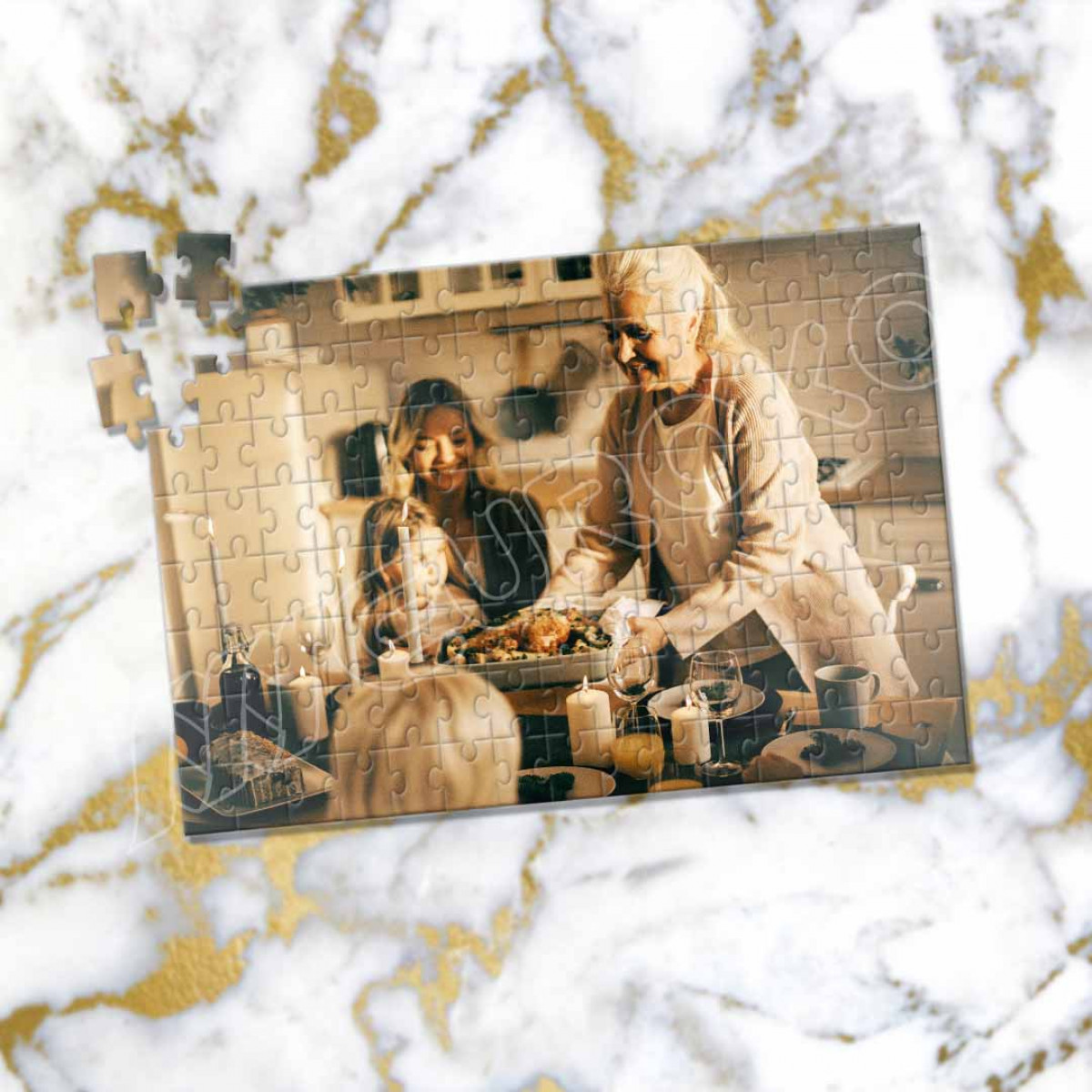 Magnetisches Fotopuzzle Selbst Gestalten – 120 Teile, Ca. 29x20cm, Für Kühlschrank Oder Tafel