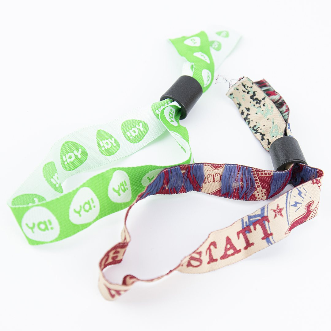 Gewebte Stoff Eintrittsbänder 15mm Ultrasafe