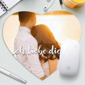 Fotomauspad selbst gestalten (Herz)