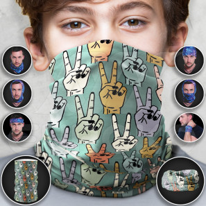 Schlauchschal Peace für Kinder