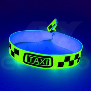 Stoffarmbänder neon 20mm