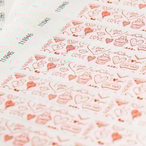 Tyvek Zutrittsbänder für Valentinstag