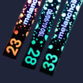 Neon-Festivalbänder gewebt bedrucken