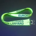 Neon Lanyard mit 2 Karabiners