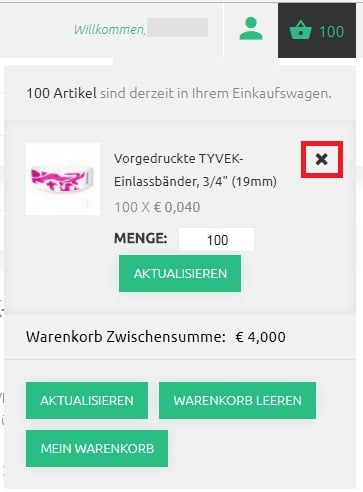 warenkorb-entfernen