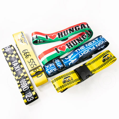 Kofferbänder mit individuellem Druck