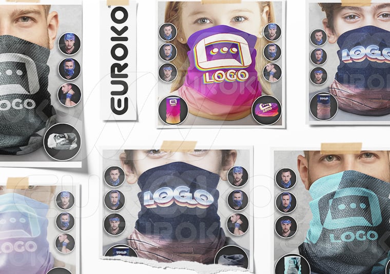 Personalised Tube Scarves