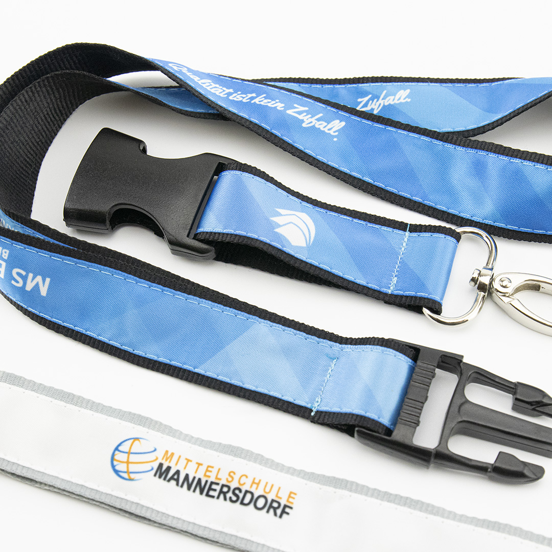 Schlüsselbänder bedrucken premium